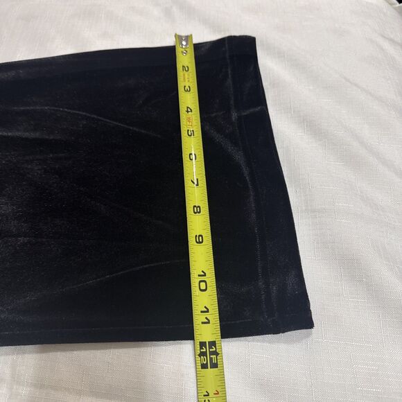 (Q1) ZARA VELVET JUMPSUIT WITH RHINESTONE STRAPS, size L - Picture 4 of 16